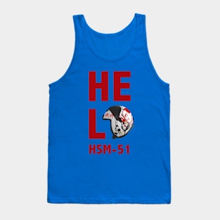 HSM-51 Helmet HELO Vertical - Red Tank Top